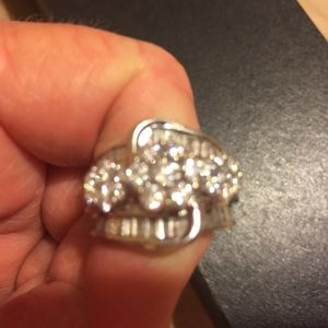 White Gold Diamond Dinner Ring